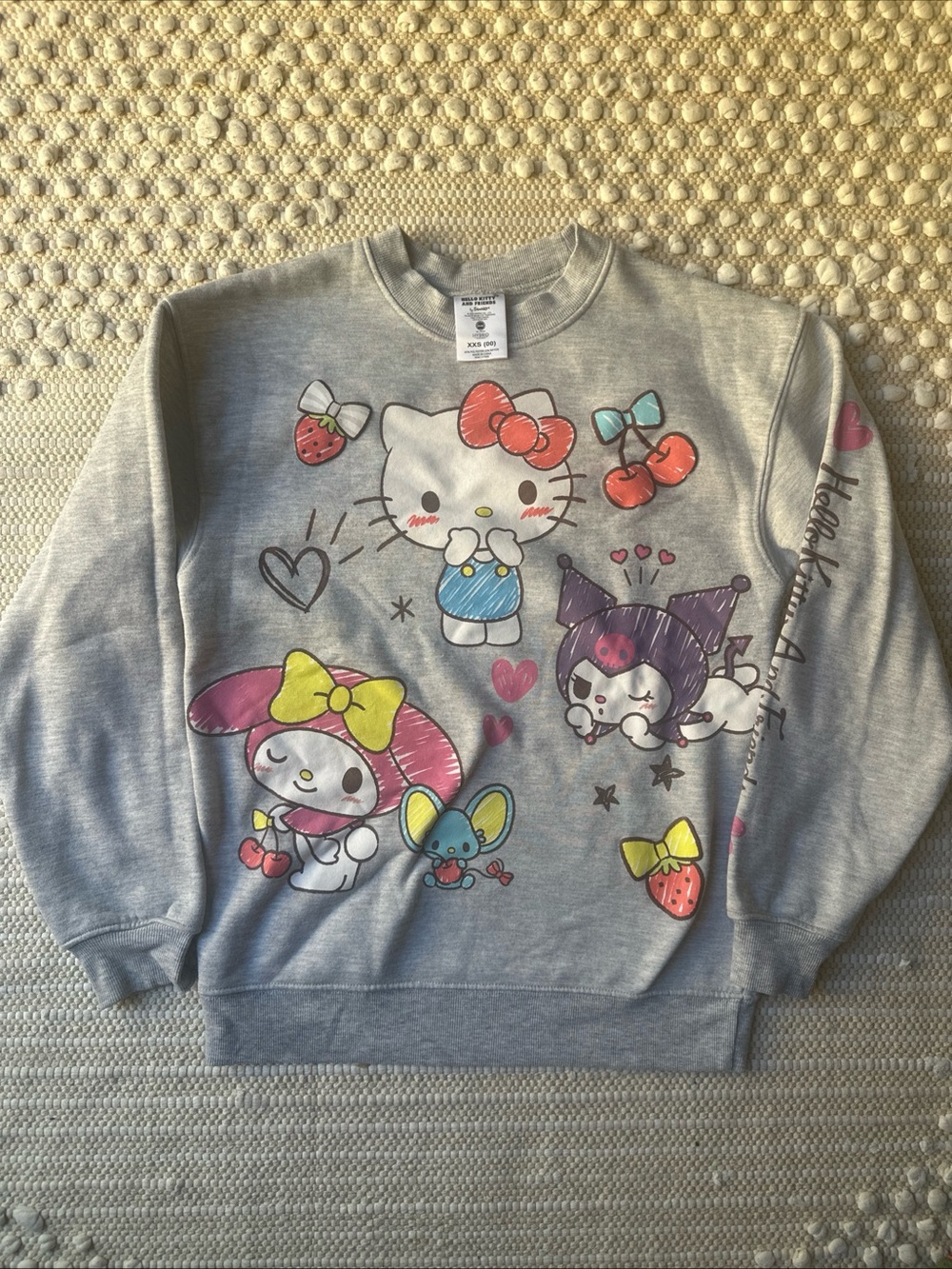Hello Kitty And Friends Sweatshirt Womens XXS